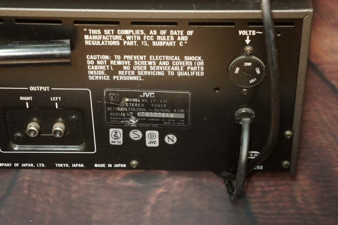 JVC JA-S11 and JT-V31