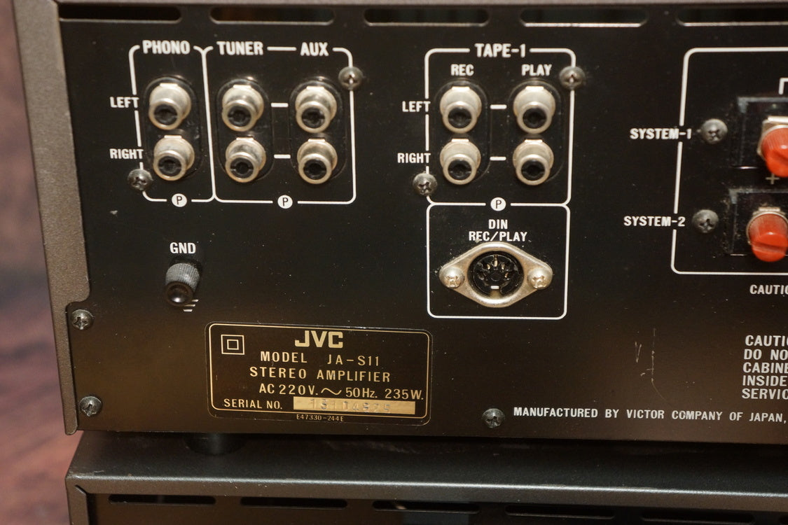 JVC JA-S11 and JT-V31