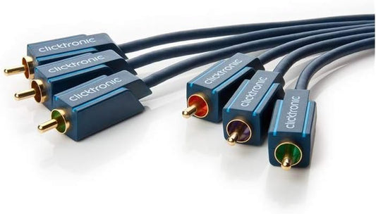 Clicktronic Casual YUV komponentkabel 10 m